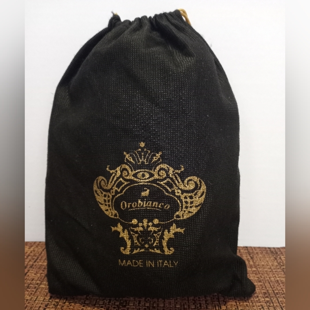 Orobianco Italy Nylon Navy Pouch